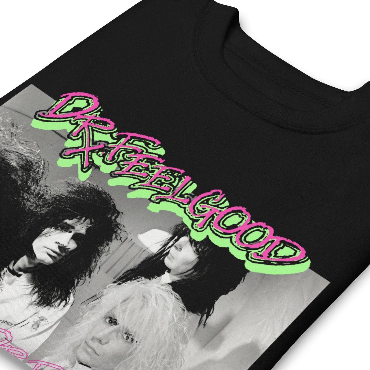 Motley Crue - Neon Trip Dr. Feelgood Jumbo Print Crewneck Sweatshirt