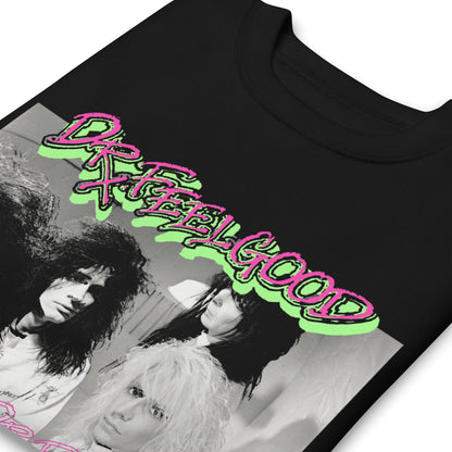 Motley Crue - Neon Trip Dr. Feelgood Jumbo Print Crewneck Sweatshirt