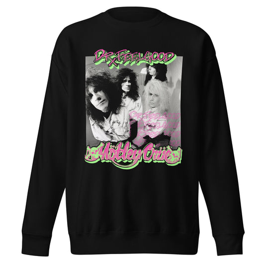 Motley Crue - Neon Trip Dr. Feelgood Jumbo Print Sweatshirt