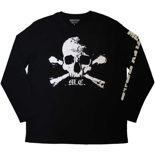 Motley Crue Orbit Skull Long Sleeve Shirt