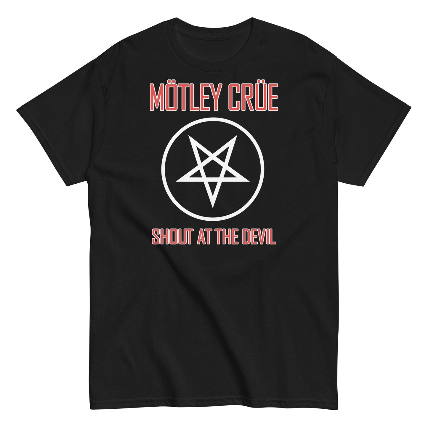 Motley Crue - Pentagram Shout T Shirt