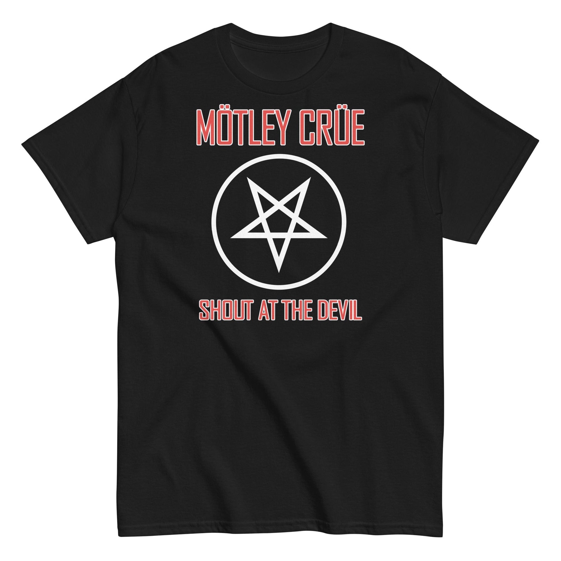 Motley Crue - Pentagram Shout T Shirt