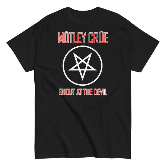 Motley Crue - Pentagram Shout T Shirt