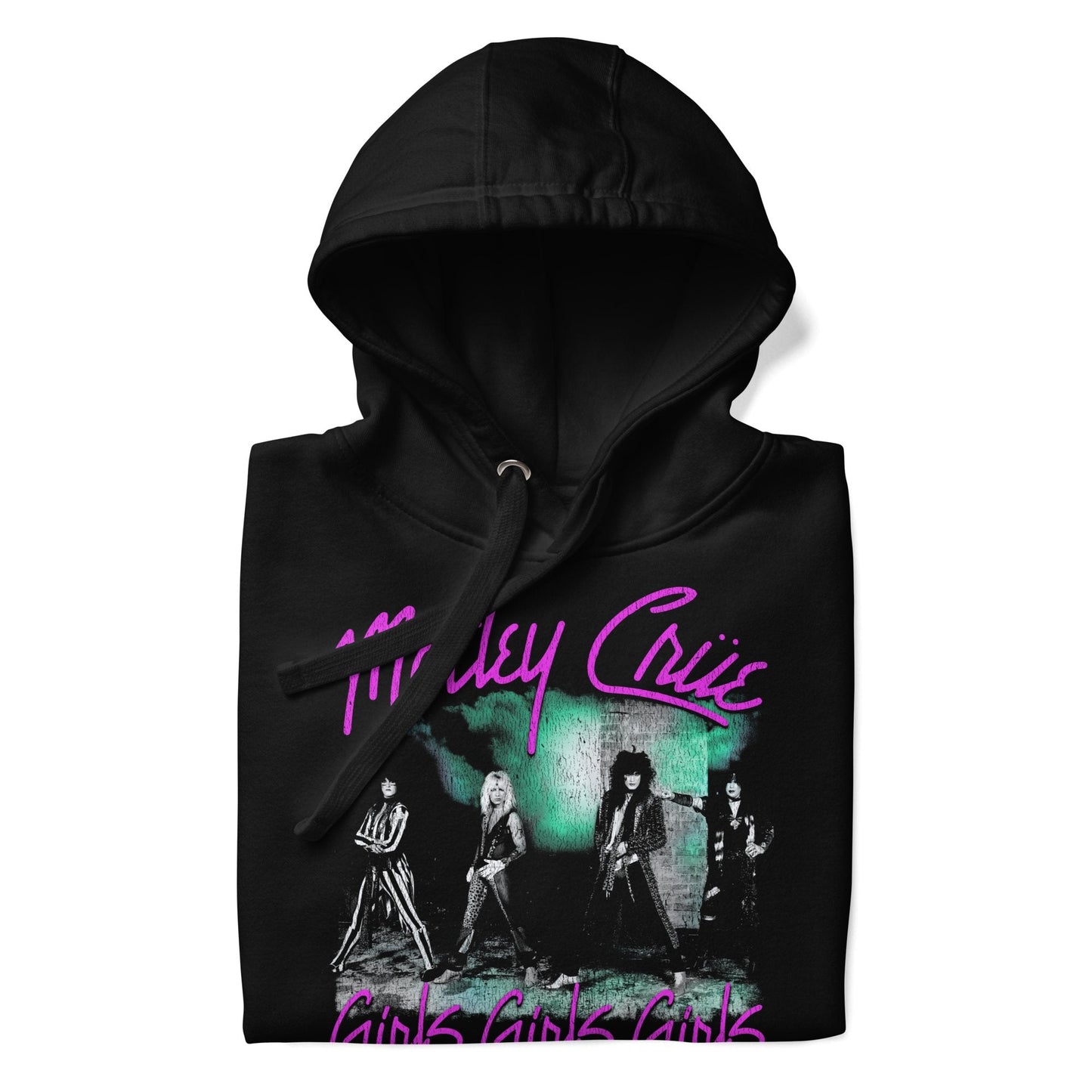 Motley Crue - Pink Girls Classic Hoodie