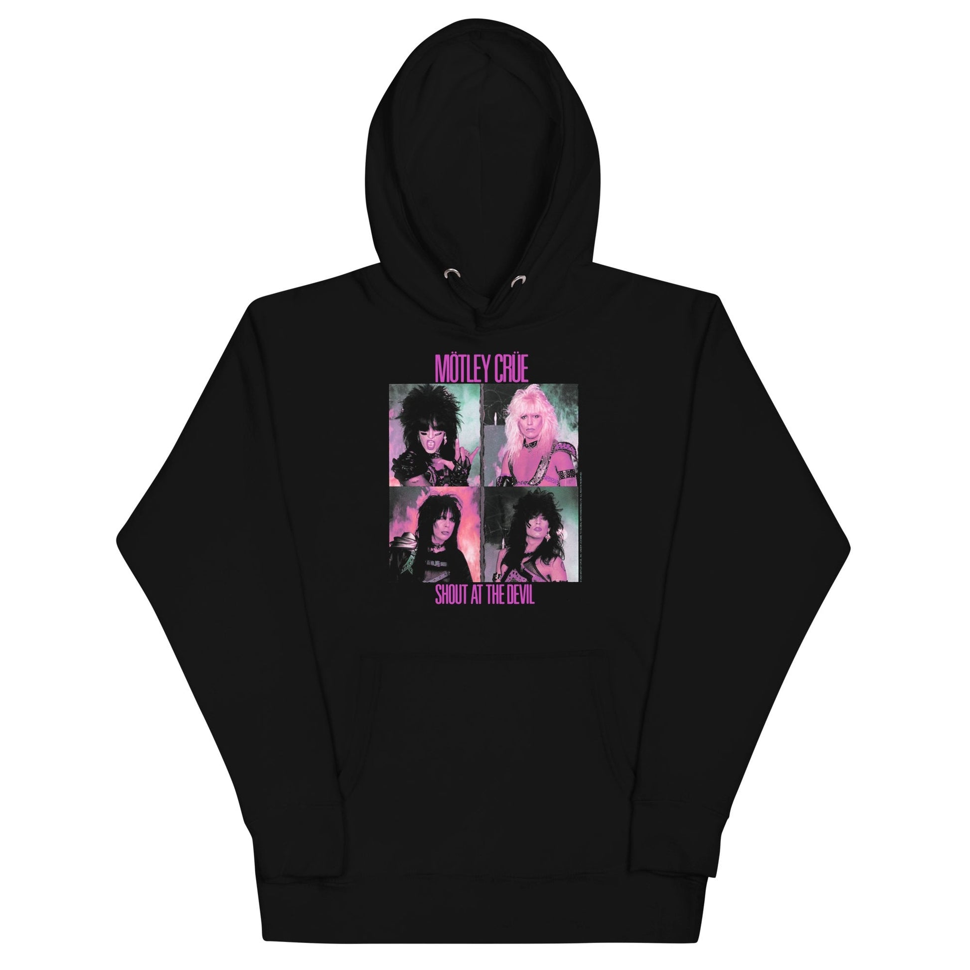 Motley Crue - Pink Shout Classic Hoodie