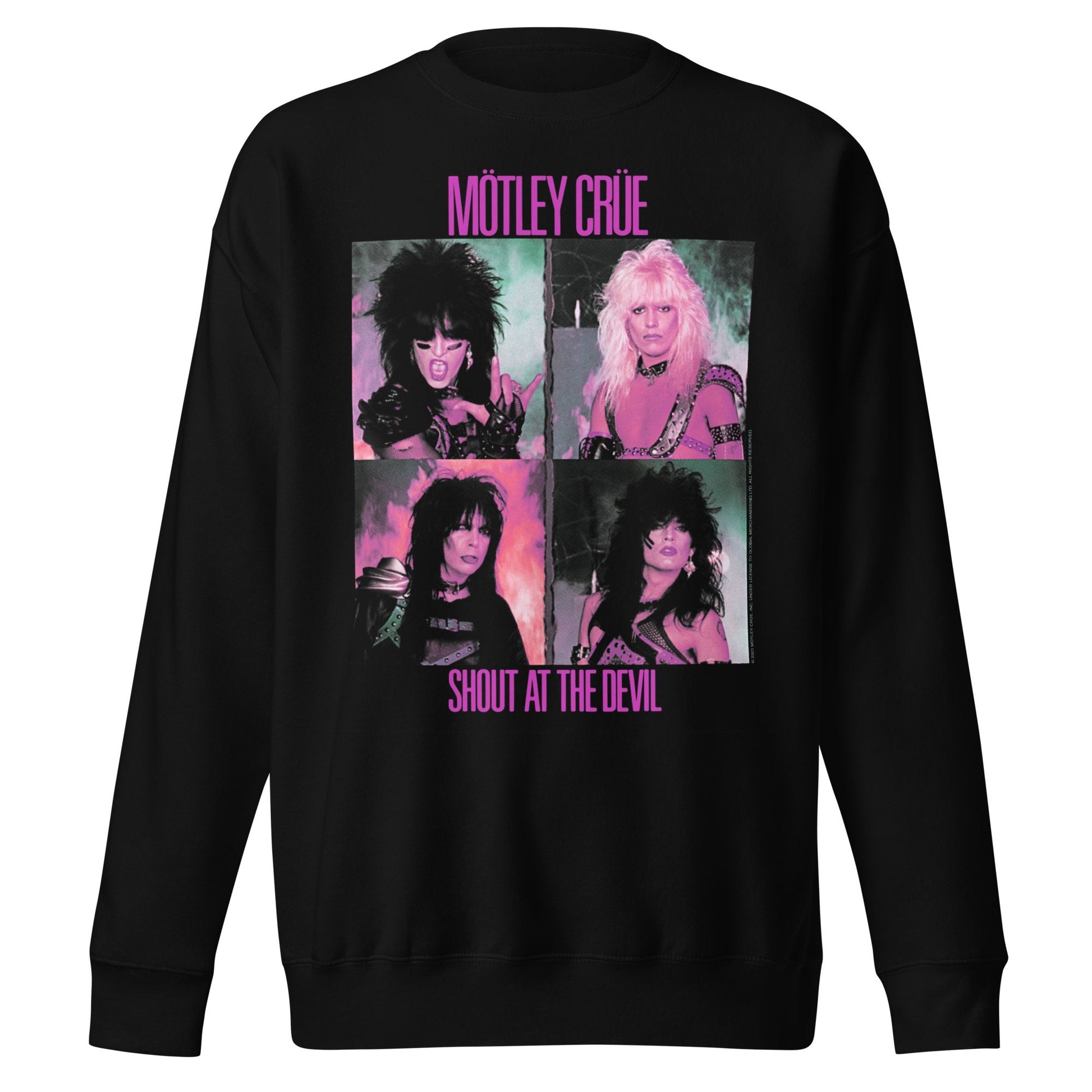 Motley Crue - Pink Shout Jumbo Print Sweatshirt