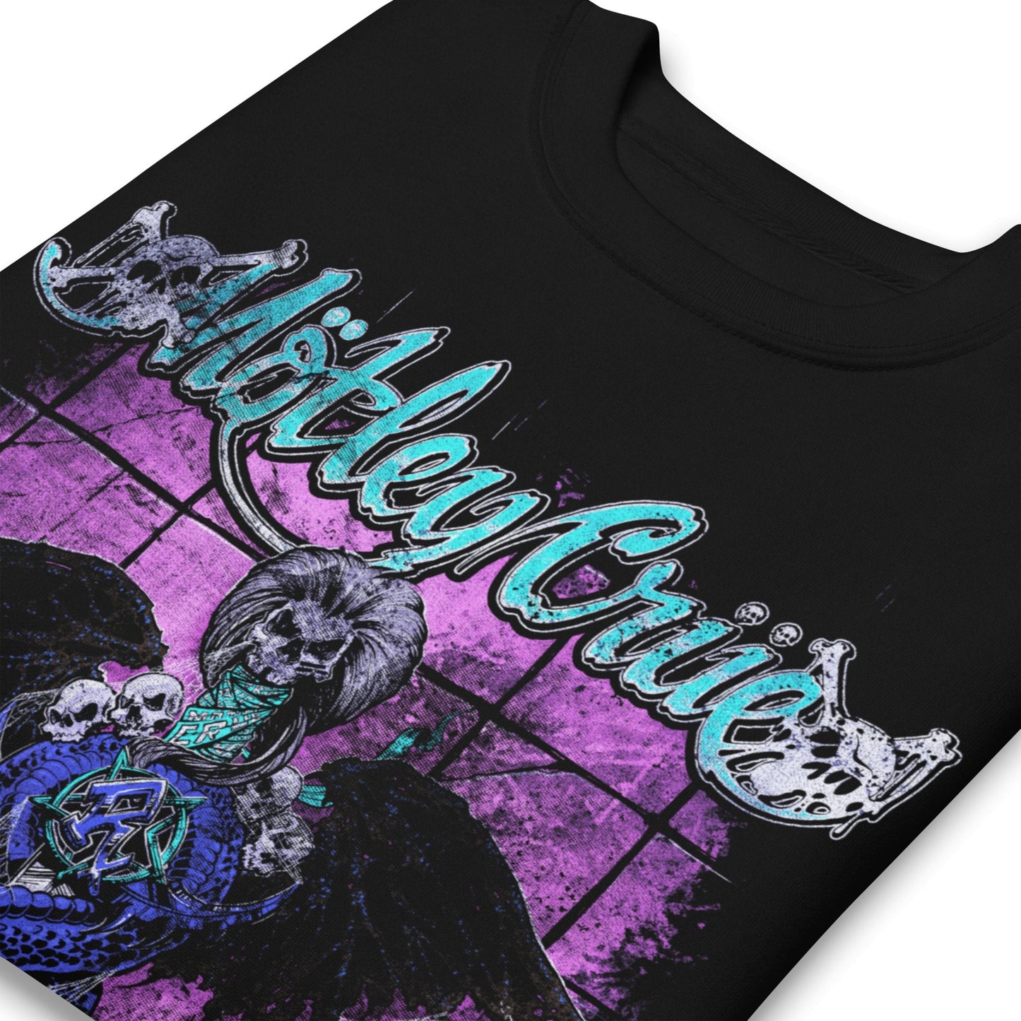 Motley Crue - Pop Dr. Feelgood Jumbo Print Crewneck Sweatshirt