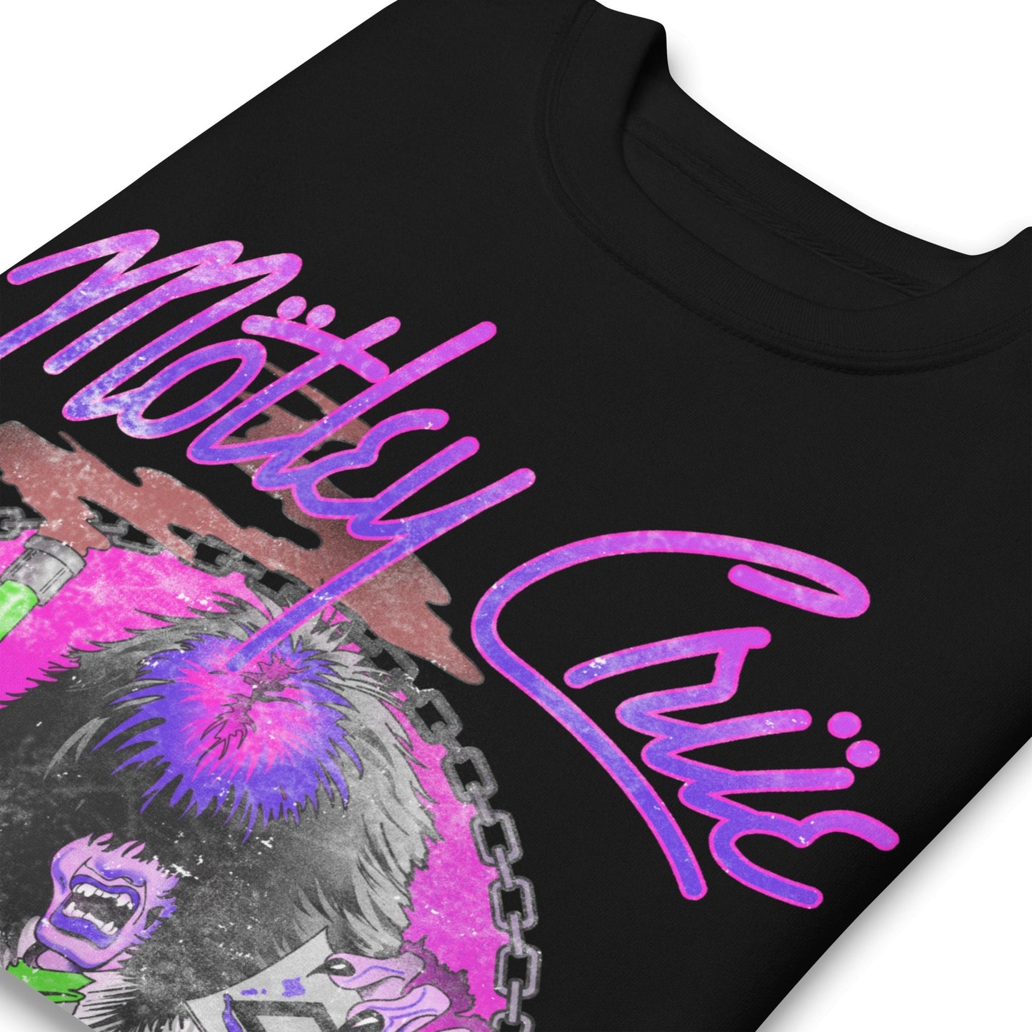 Motley Crue - Purple Allister Jumbo Print Crewneck Sweatshirt