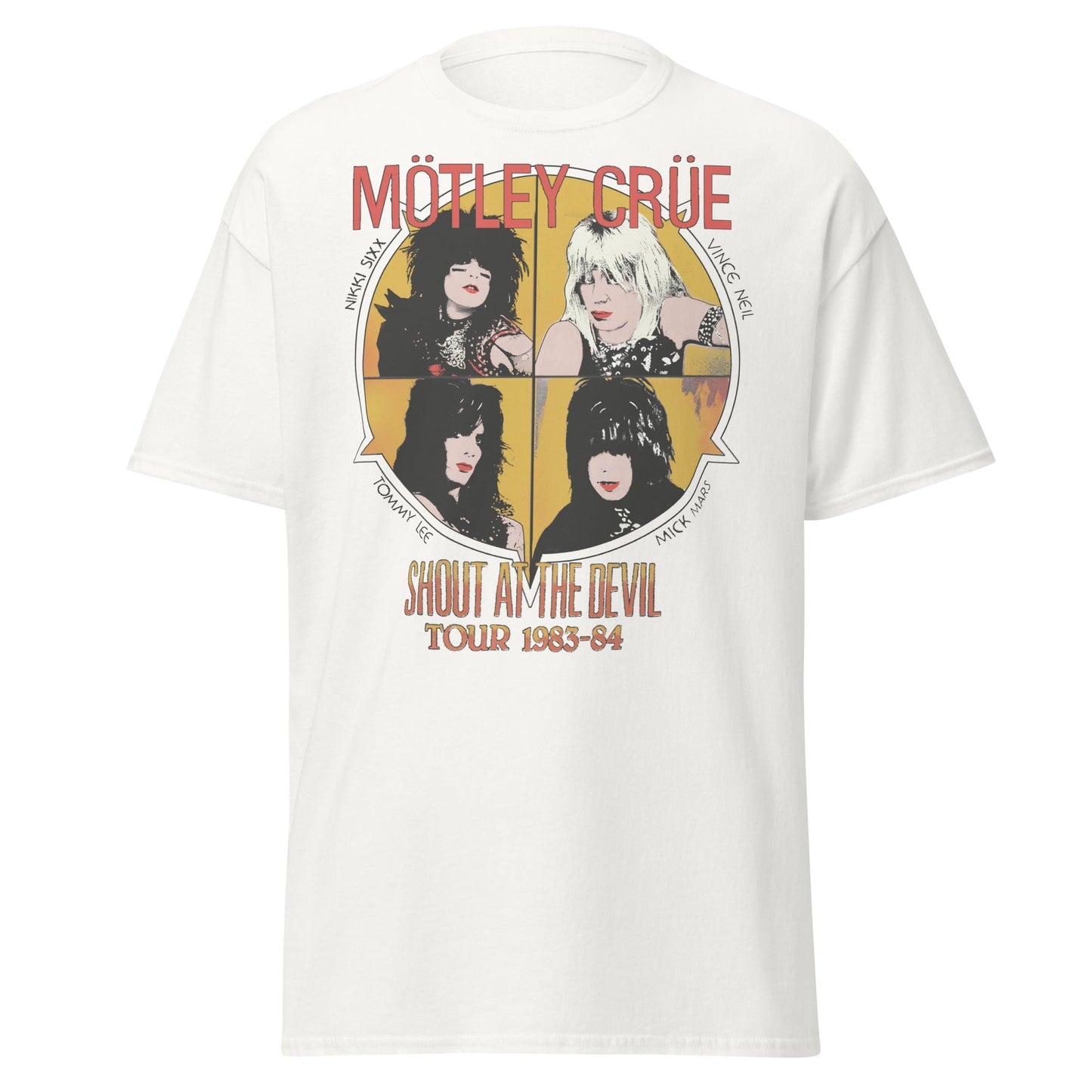 Motley Crue - Shout 83/84 Tour Jumbo Print T Shirt