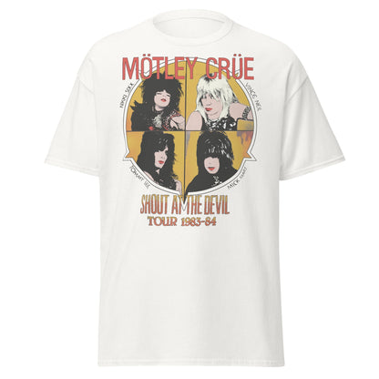Motley Crue - Shout 83/84 Tour Jumbo Print T Shirt