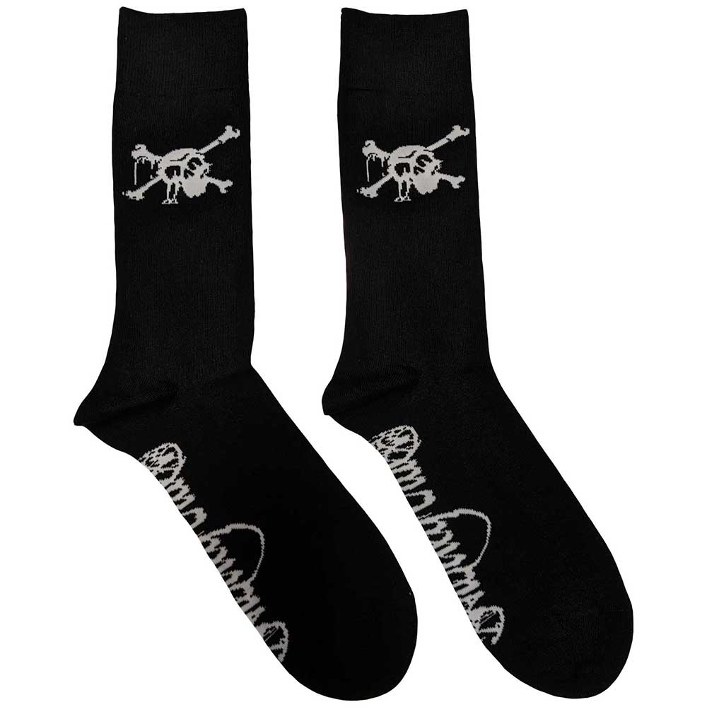 Motley Crue Skull Socks Black