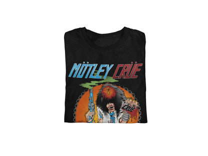 Motley Crue - Smoking Allister Jumbo Print T Shirt