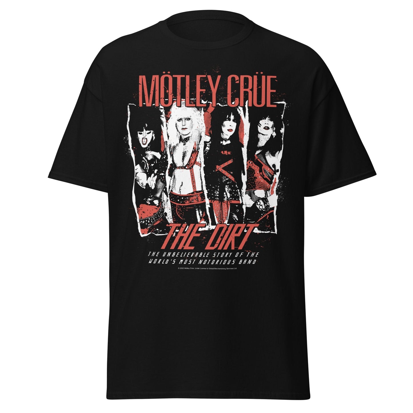 Motley Crue - the Dirt Jumbo Print T Shirt