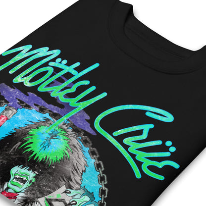 Motley Crue - Turquoise Allister Jumbo Print Crewneck Sweatshirt