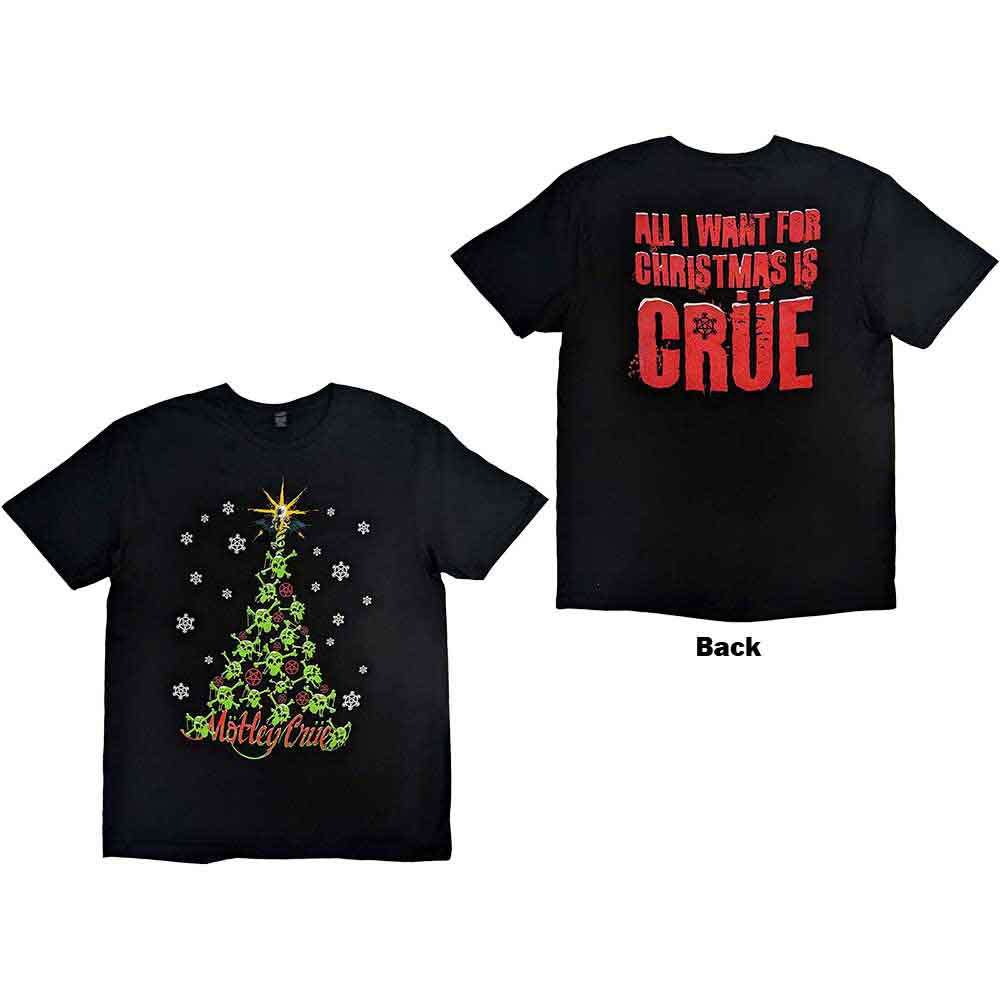 Motley Crue Xmas Crue Mens T Shirt