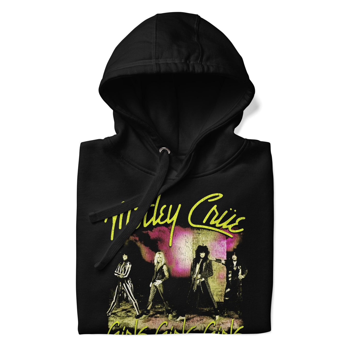 Motley Crue - Yellow Girls Classic Hoodie