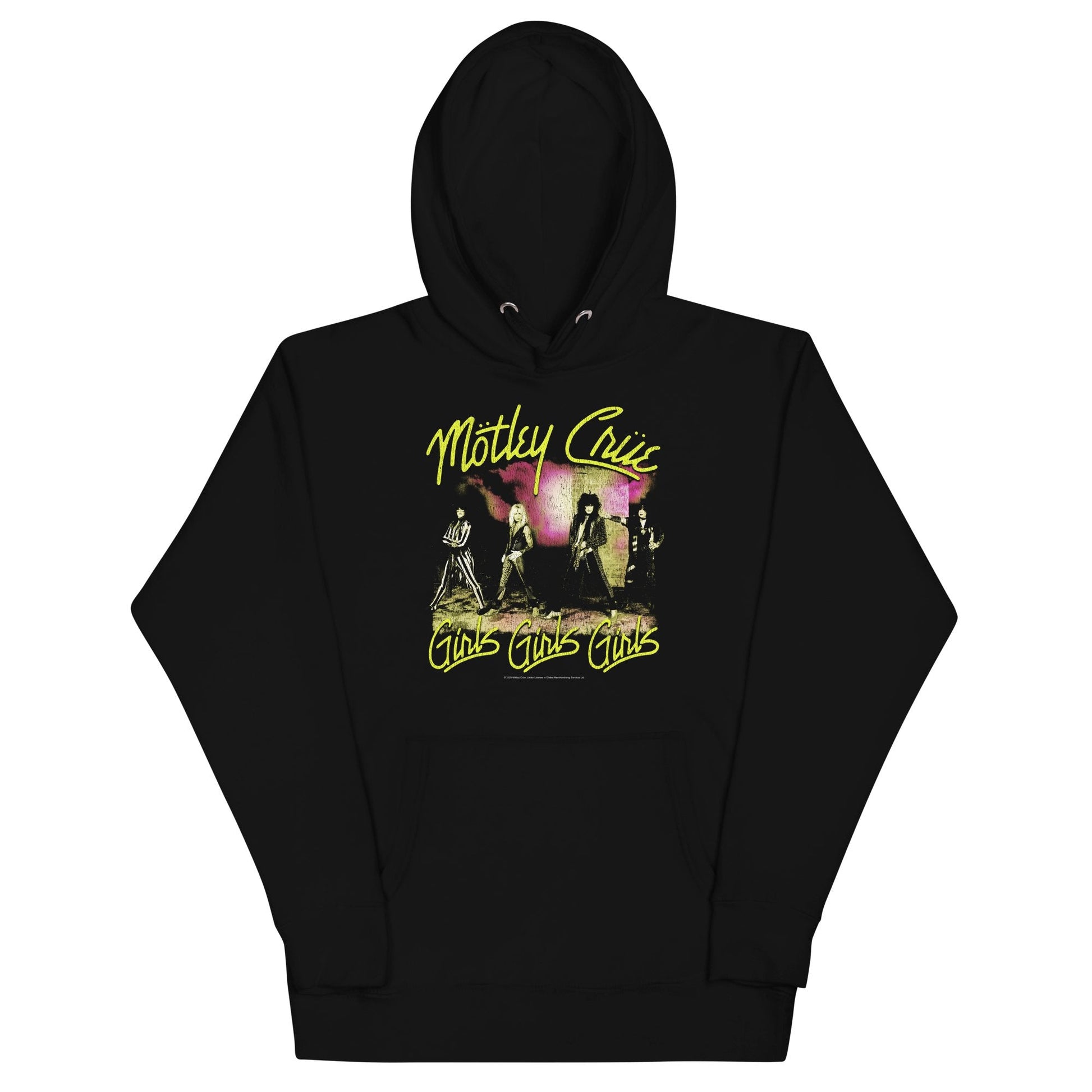 Motley Crue - Yellow Girls Classic Hoodie
