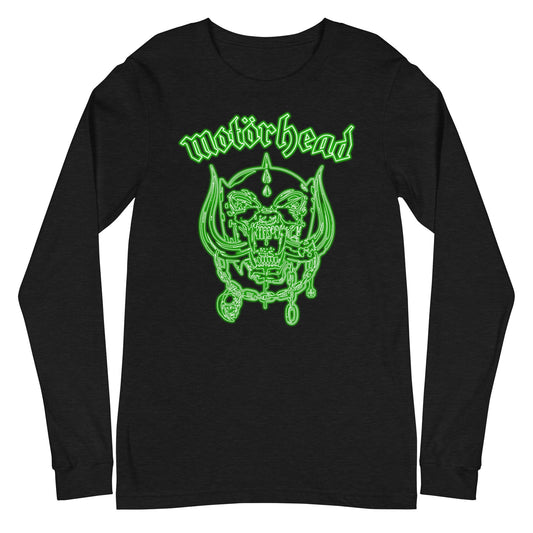 Motorhead - Neon Green Warpig Long Sleeve Shirt