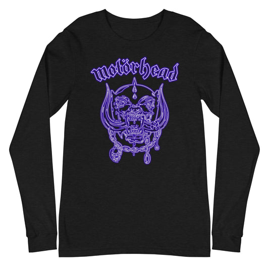 Motorhead - Neon Blue Warpig Long Sleeve Shirt