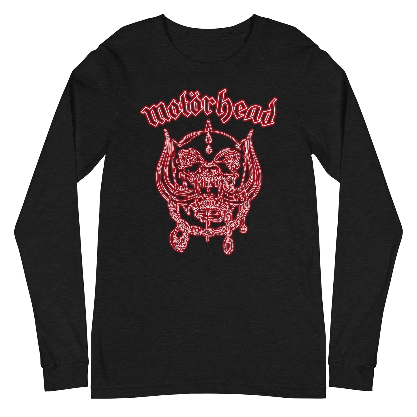 Motorhead - Neon Red Warpig Long Sleeve Shirt