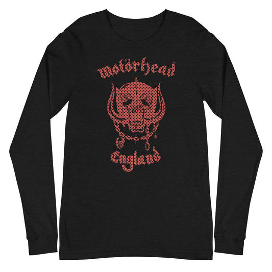 Motorhead - Checkered Warpig Long Sleeve Shirt