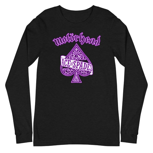 Motorhead - Purple Ace Long Sleeve Shirt