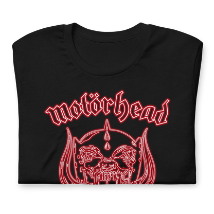 Motorhead - Neon Red Warpig T Shirt