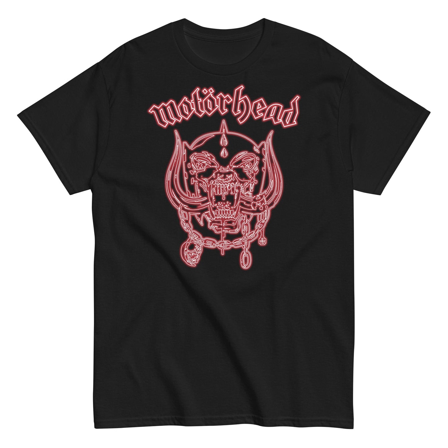 Motorhead - Neon Red Warpig T Shirt