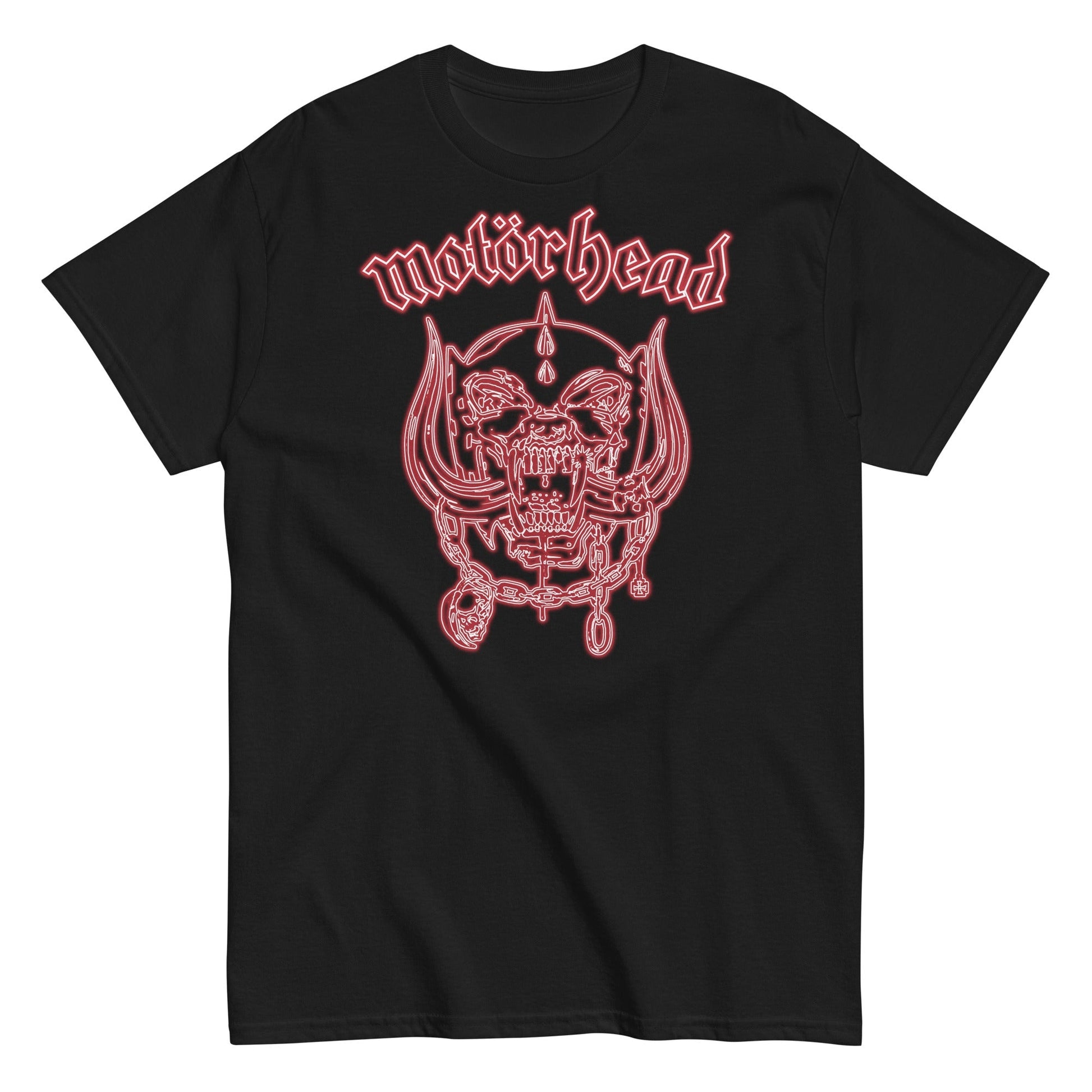 Motorhead - Neon Red Warpig T Shirt