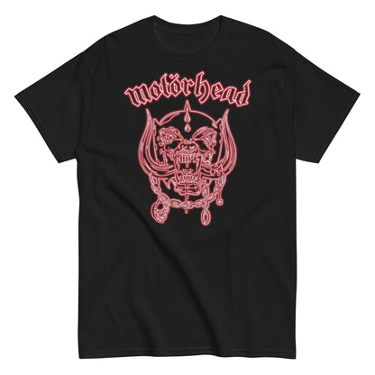 Motorhead - Neon Red Warpig T Shirt