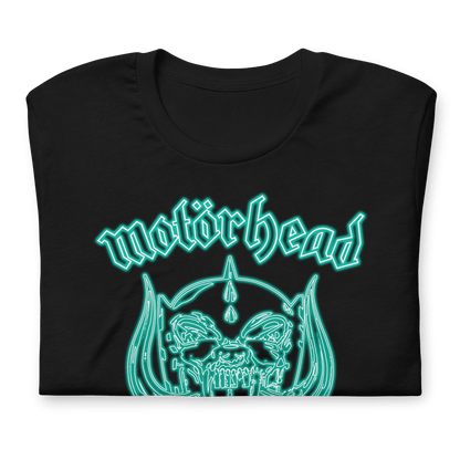 Motorhead - Neon Teal Warpig T Shirt
