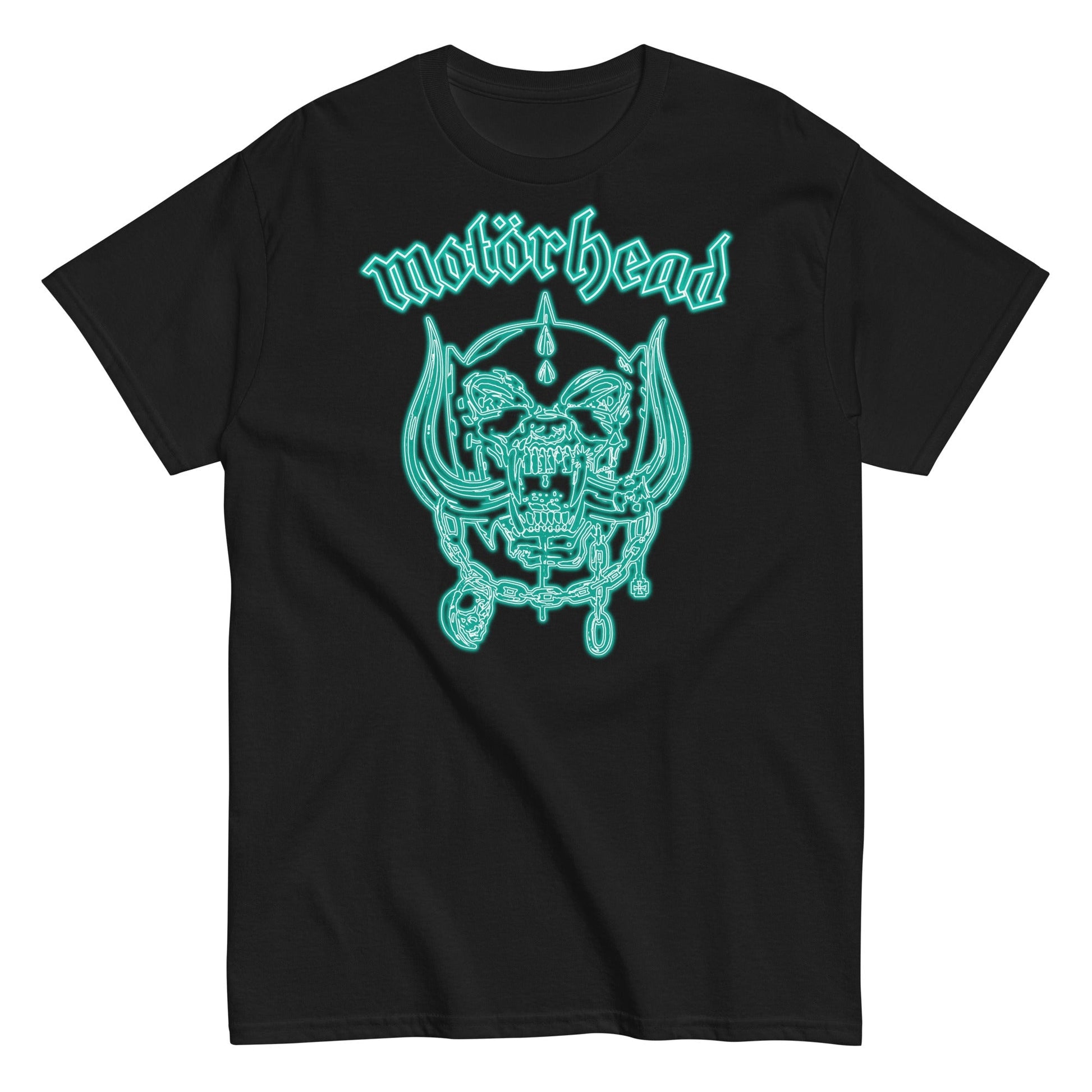 Motorhead - Neon Teal Warpig T Shirt