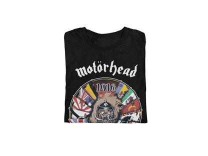 Motorhead - Vintage 1916 Jumbo Print T Shirt Black