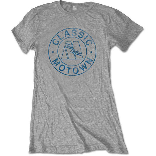 Motown Records Classic Circle Womens T Shirt