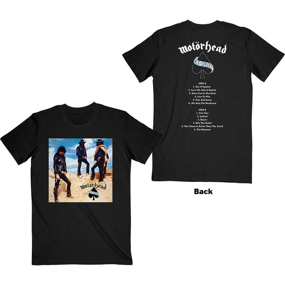 Motörhead Ace of Spades Track list Mens T Shirt