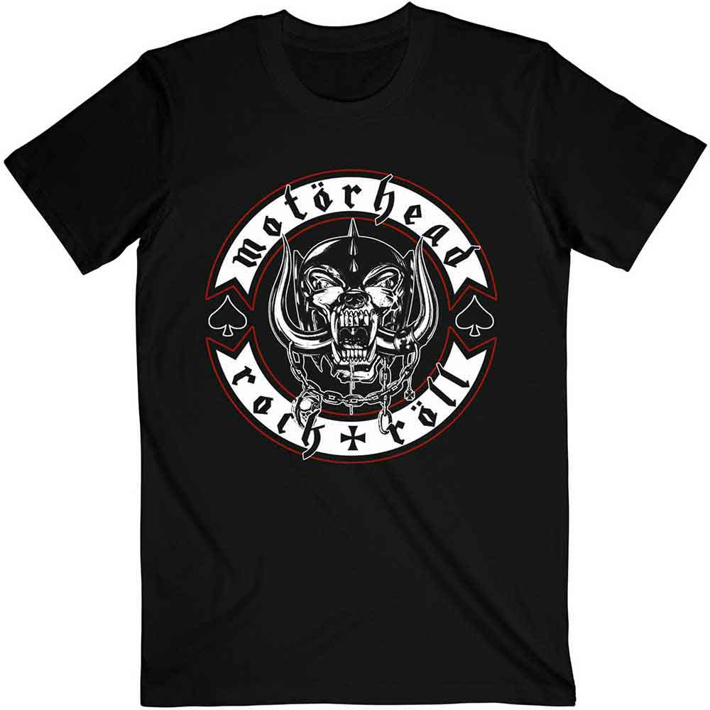 Motörhead Biker Badge Mens T Shirt