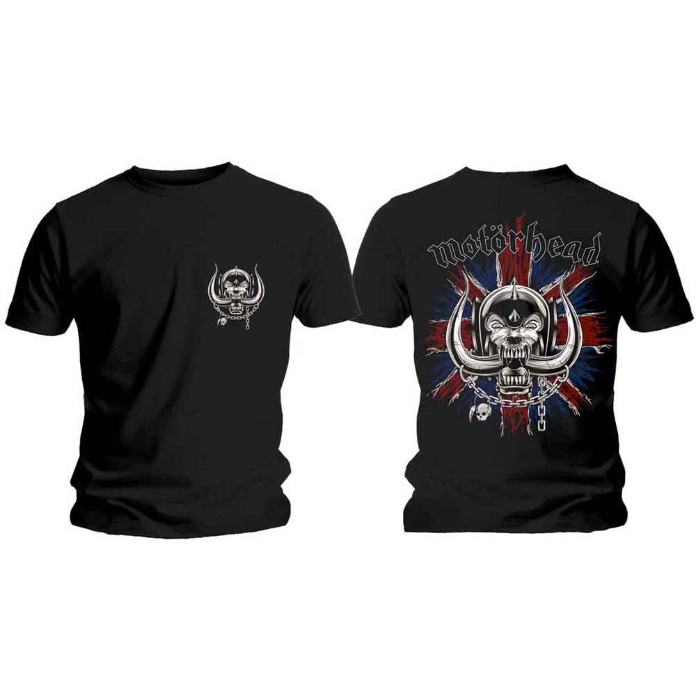 Motörhead British War Pig & Logo Mens T Shirt