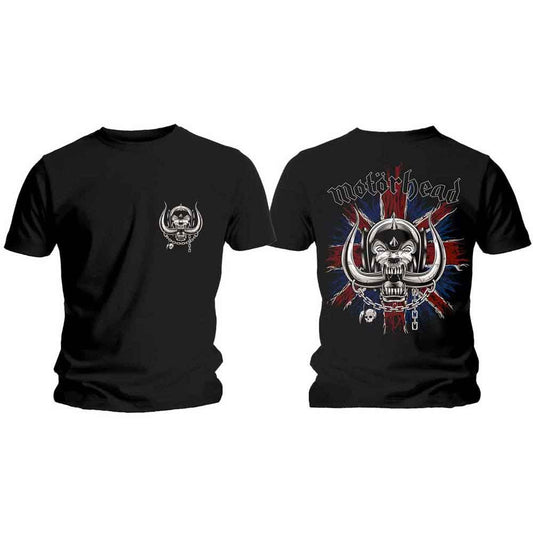 Motörhead British War Pig & Logo Mens T Shirt