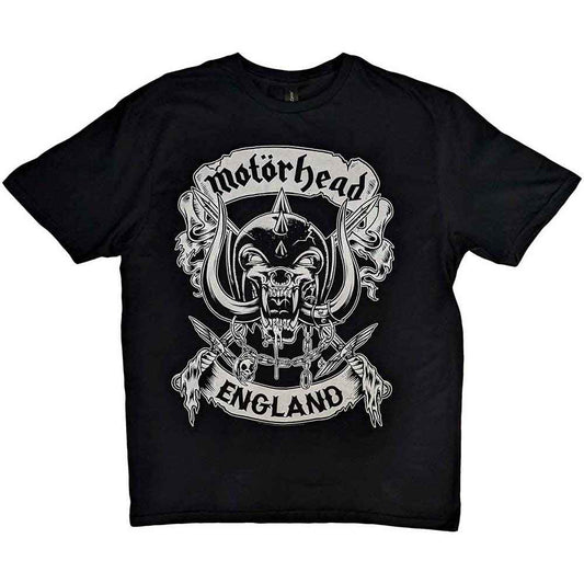 Motörhead Crossed Swords England Crest Mens T Shirt