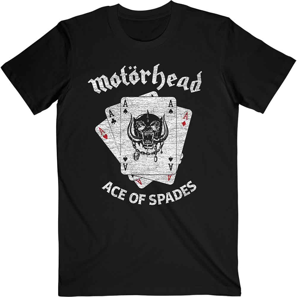 Motörhead Flat War Pig Aces Mens T Shirt