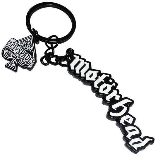Motorhead Logo Ace Of Spades Charm Keychain