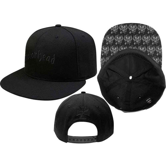 Motorhead Logo & Warpig Hat Black