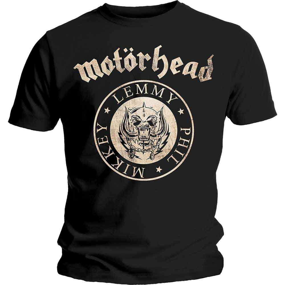 Motörhead Undercover Seal Newsprint Mens T Shirt