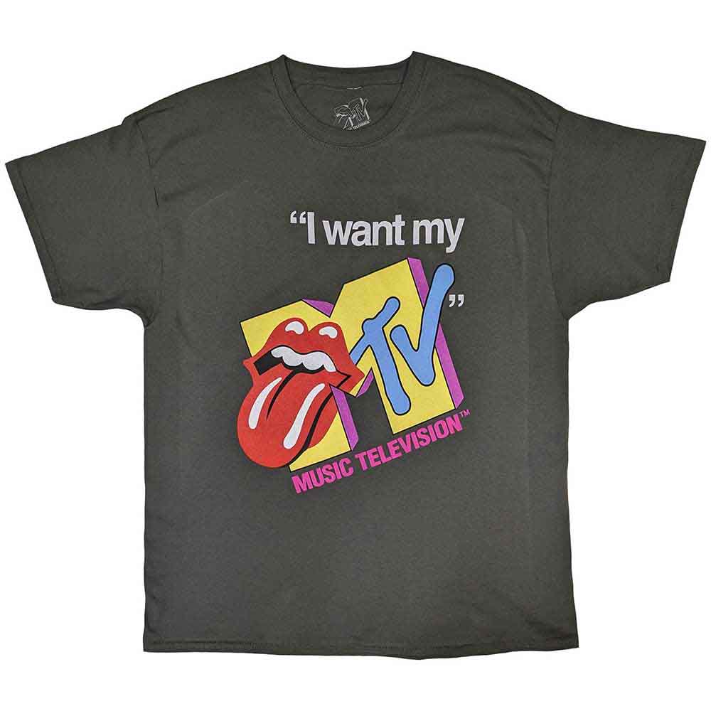 MTV Rolling Stones I Want My MTV Mens T Shirt