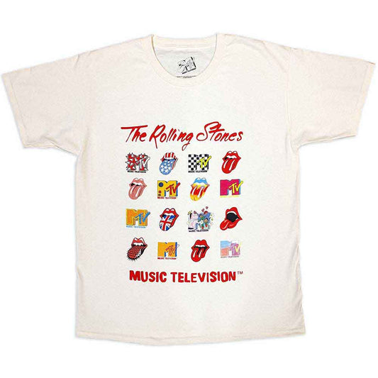 MTV Rolling Stones Logo Mashup Mens T Shirt