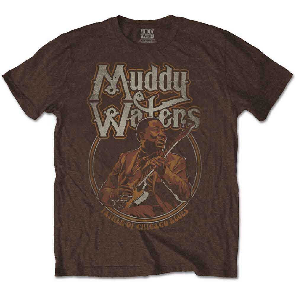 Muddy Waters Father of Chicago Blues Mens T Shirt