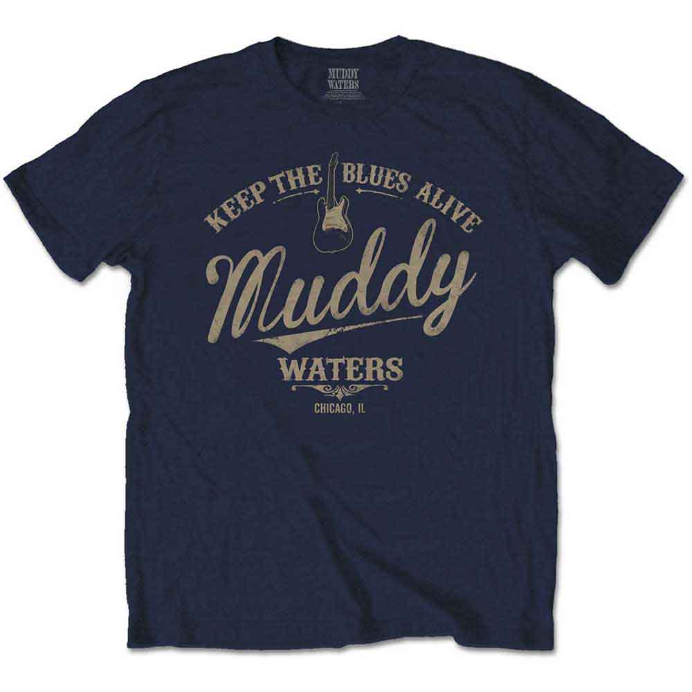 Muddy Waters Keep The Blues Alive Mens T Shirt