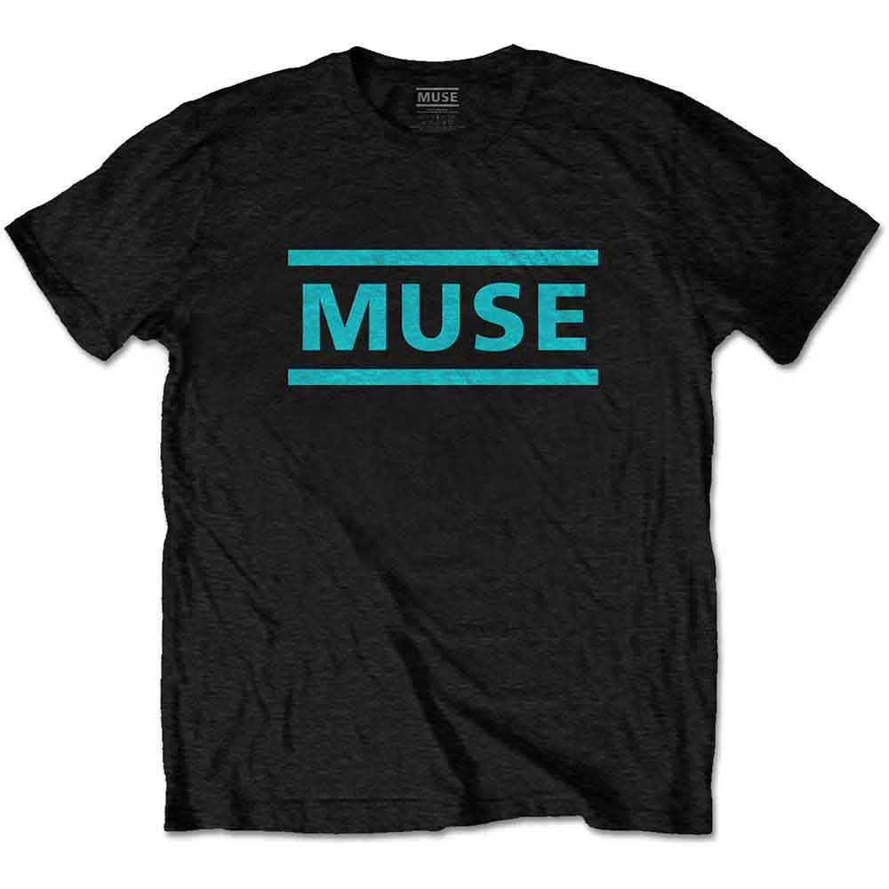 Muse Light Blue Logo Mens T Shirt