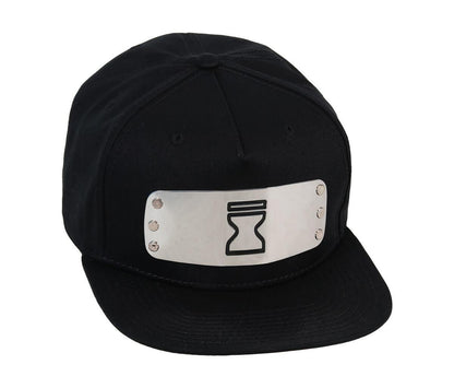 Naruto Metal Plate Sand Village Snapback Hat