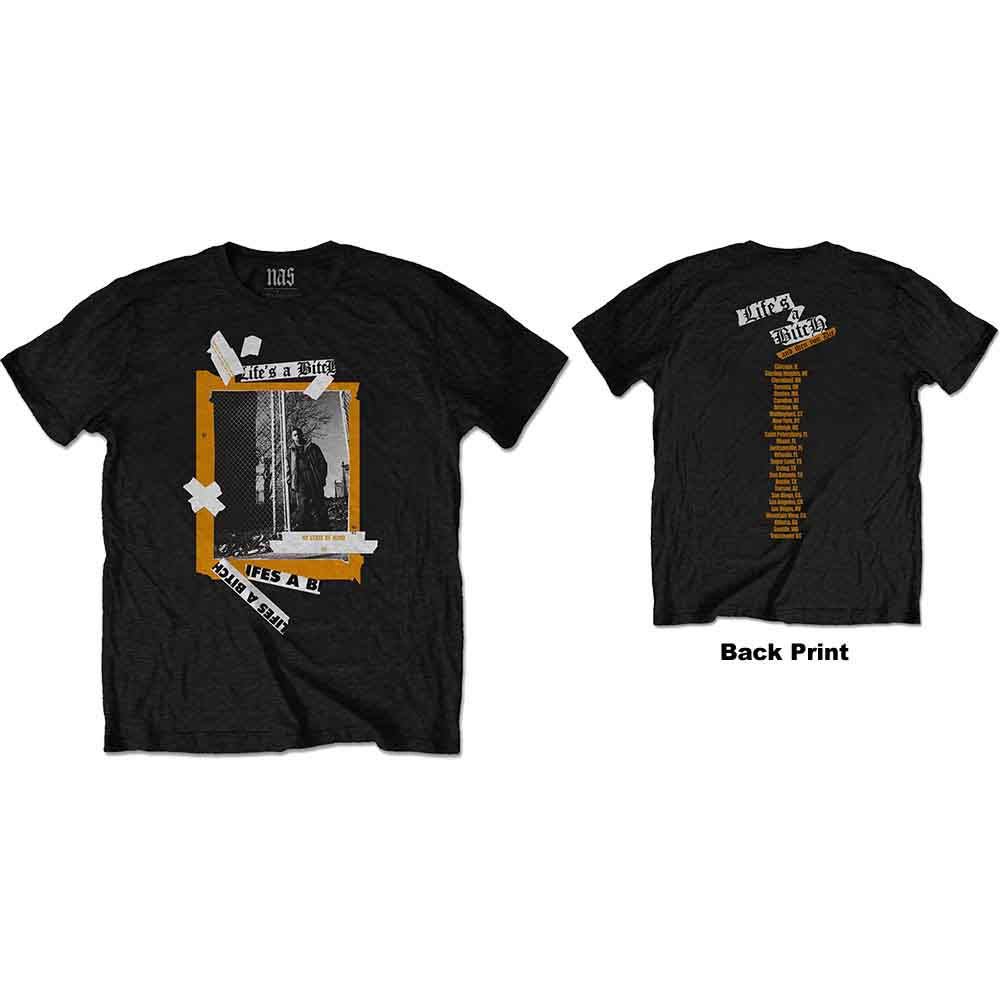 Nas Life's a Bitch Mens T Shirt